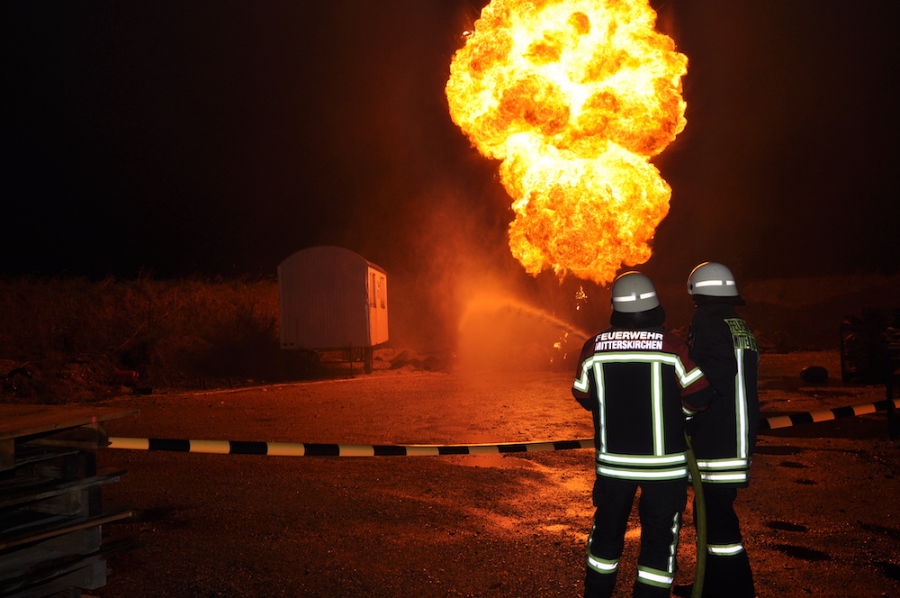 Feuerball Lagedarstellung
